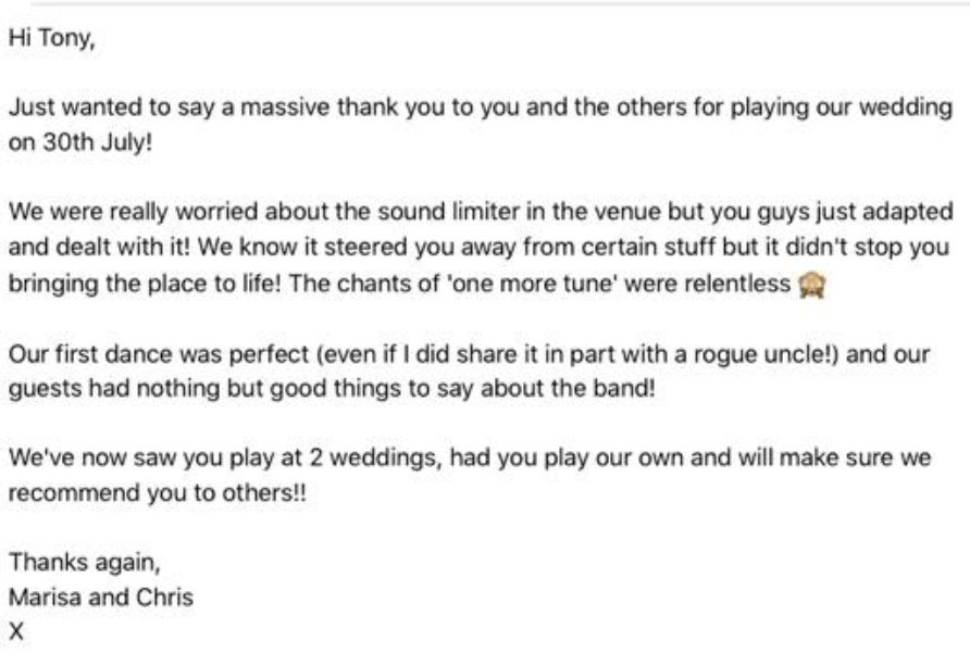 Client review 2
